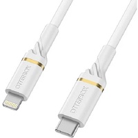 OtterBox Lightning to USB-C Fast Charge Cable (2M) - White (78-52646) 3 AMPS (60W)MFi USB PD3K Bend Flex480Mbps TransferApple iPhone iPad MacBook