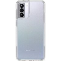 OtterBox Symmetry Clear Samsung Galaxy S21 5G (6.7 inch) Case Stardust (Clear Glitter) - (77-81764)AntimicrobialDROP 3X Military Standard