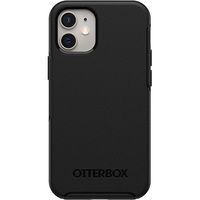 OtterBox Symmetry Apple iPhone 12 Mini Case Black - (77-65365) Antimicrobial DROP 3X Military Standard Raised EdgesUltra-SleekDurable Protection