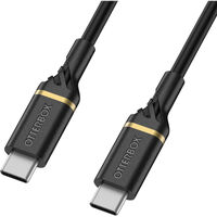 OtterBox USB-C to USB-C (2.0) PD Fast Charge Cable (1M) - Black (78-52541)3 AMPS (60W)Samsung GalaxyApple iPhoneiPadMacBookGoogleOPPONokia