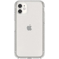 OtterBox Symmetry Clear Apple iPhone 11 Case Stardust (Glitter) - (77-62475) Antimicrobial DROP 3X Military Standard Raised Edges Ultra-Sleek
