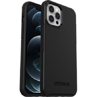 OtterBox Apple iPhone 12 Pro Max Symmetry Series+ Case with MagSafe - Black (77-80139), 3X Military Standard Drop Protection, Durable Protection