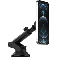 OtterBox Car Dash & Windshield Mount for MagSafe-Black (78-80446),Adjustable Mount,Strong Magnetic Alignment,Holds phone Securely,Seamless Interaction