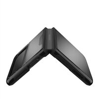 OtterBox Symmetry Flex Samsung Galaxy Z Flip3 5G (6.7') Case Black Crystal (Clear/Black) - (77-84199), Antimicrobial, DROP+ 2X Military Standard
