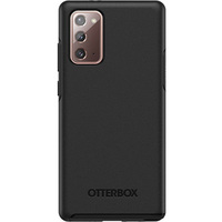 OtterBox Symmetry Samsung Galaxy Note20 5G (6.7') Case Black - (77-65256), Antimicrobial, DROP+ 3X Military Standard, Raised Edges, Ultra-Sleek