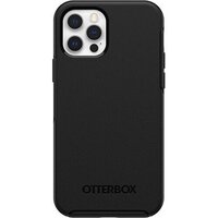 OtterBox Symmetry Apple iPhone 12   iPhone 12 Pro Case Black - (77-65414) Antimicrobial DROP 3X Military Standard Raised Edges Ultra-Sleek