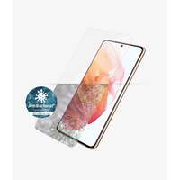 PanzerGlass Samsung Galaxy S21 5G Screen Protector - (7269), Fingerprint, AntiBacterial, Scratch Resistant, Shock Absorbing, Edge-to-Edge, 100% Touch