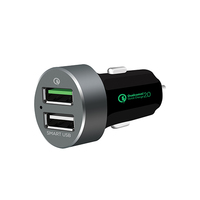  mbeat QuickBoost USB 2.0 Dual Port Car Charger - Certified Qualcomm Quick Charge 2.0 technology  Fast Charging Samsung Galaxy Note Apple iPhone