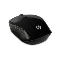 HP 200 Wireless Mouse Radio Frequency USB Optical 2 Button Black 1000 dpi Scroll Wheel Symmetrica