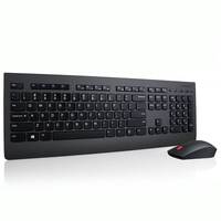 LENOVO Professional Wireless Keyboard  Mouse Combo Stylish Full-Size Slim 3-Zone with Number Pad Quier Premium Ergonomic (US English)