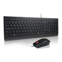 Lenovo 4X31R64400 keyboard Mouse included Universal USB US English Black