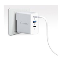Oxhorn 100W USB GaN Type-C fast Charger 2x USB-C 1x USB-A Fast Charger