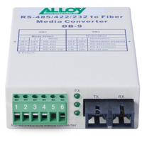 Alloy SCR460SC-2 RS-232 422 485 Serial Terminal to Multimode Fibre Converter. Max. range 2 Km
