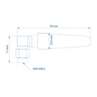 Teltonika Angled Compact Mobile Antenna