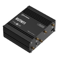 Teltonika RUTM11 Industrial 4G LTE Dual-band Wi-Fi, 4 x Gigabit RJ45 ports, USB, and up to 128 tag port-based VLANs, PSU included