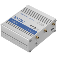 Teltonika RUTX09 - Instant LTE Failover | Reliable and Secure CAT6 Dual SIM 4G LTE Router/Firewall, Gigabit Ethernet, Location Tracking with GNSS/GPS