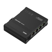 Teltonika TSW304 - DIN Rail Switch, 4x Gigabit Ethernet with speeds of up to 1000 Mbps, Integrated DIN rail bracket - PSU excluded (PR3PRAU6)
