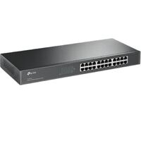 TP-Link TL-SF1024 24-Port 10 100Mbps Rackmount Unmanaged Switch energy-efficient Supports MAC 19-inch rack-mountable steel case 4.8 Gbps Switching Cap