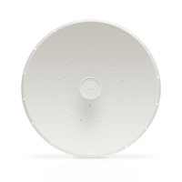 Ubiquiti 5GHz airFiber Dish 34dBi Slant 45 degree signal angle for optimum interference avoidance Universal Pole Mount Weatherproof RF Connectors