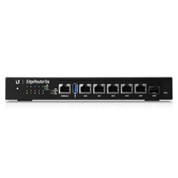 Ubiquiti EdgeRouter 6 - 5-Port Gigabit Router 1 SFP Ports- 24v Passive PoE Out (All Ports) - 1GHz Quad Core Processor - 1GB RAM