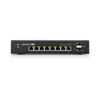 Ubiquiti EdgeSwitch 8 PoE ES-8-150W 8 GbE RJ45 Ports with 24V Passive PoE 2 SFP Ports 150W Total PoE Availability