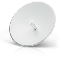 Ubiquiti UISP airMAX PowerBeam AC 620mm 5 GHz WiFi antenna with a 450 Mbps Real TCP IP throughput rate 20Km Range