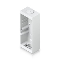 Ubiquiti Reader Pro Junction Box,White,For UniFi Professional Access ReadersDoorbells,Sup Flat Surface Mounting  Attachment to 3 4 ft Coduit,2 Yr Warr