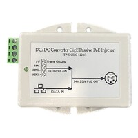 Ubiquiti Tycon Power TP-DCDC-1248GD, 9-36VDC IN. 48V 17W Gigabit 802.3af PoE OUT. DC to DC Converter and PoE Injector