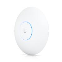 Ubiquiti UniFi WiFi 7 AP U7-Pro Ceiling-mount AP 6 GHz Support 2.5 GbE Uplink 9.3 Gbps Over-the-air Speed PoE Powered 300 Connect Devices