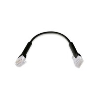 Ubiquiti UniFi Patch Cable Single Unit 1m Black End Bendable to 90 Degree RJ45 Ethernet Cable Cat6 Ultra-Thin 3mm Diameter