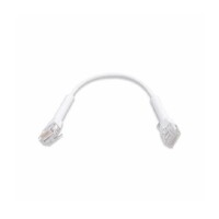 Ubiquiti UniFi Patch Cable Single Unit 2m White End Bendable to 90 Degree RJ45 Ethernet Cable Cat6 Ultra-Thin 3mm Diameter