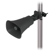 Ubiquiti AI Horn Speaker, Black,All-weather PoE 120 dB Horn Speaker With Advanced AI Alert FunctionalityVersatile Wall, Corner,Pole Mounting Options