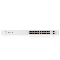 Ubiquiti UniFi Network Switch US-24-250W Gen1 24-Port POE 250W (24) Gb ERJ 45ports (2) 1G SFP Ports Layer 2 Rack Mount