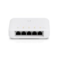 Ubiquiti UniFi Network Switch USW-Flex 5-Port POE 46W (4) GbE PoE Ports (1) GbE PoE Input Layer 2 Wall Mount