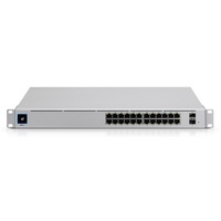 Ubiquiti UniFi Network Switch USW-Pro-24-POE GEN2 24-Port POE 400W (16)GbE PoE(8) GbE PoEPorts (2)10G SFP Ports Layer 3 Rack Mount