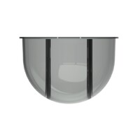 Milesight Smoked Dome Cover, Ideal For Concealing Camera Orientation, Suitable for Mini PTZ Dome
