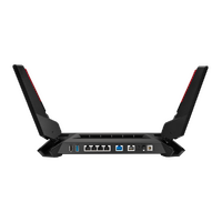 ASUS GT-AX6000 Dual-Band WiFi 6 (802.11ax) Gaming Router, Up To 6000Mbps, Dual 2.5G Ports, Enchanced Hardware, WAN Aggregation, VPN Fusion (WIFI6)