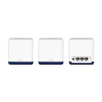 Mercusys Halo H50G(3-pack) AC1900 Whole Home Mesh Wi-Fi System 500m² 1300Mbps 600Mbps 3xGigabit Port Per Unit QoS Router Access Point