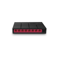 Mercusys MS108G 8-Port Gigabit Desktop Switch 8x Gigabit Ports Compact Design Plug N Play Green Ethernet Technology