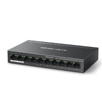 Mercusys MS110P 10-Port 10 100Mbps Desktop Switch with 8-Port PoE Up to 250 m