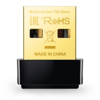 TP-Link Archer T2U Nano AC600  Wi-Fi USB Adapter433Mbps at 5GHz  200Mbps at 2.4GHz USB 2.0