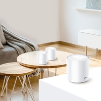 TP-Link Deco X60 (1-pack) AX3000 Whole Home Mesh Wi-Fi 6 System (WIFI6), Up to 260sqm Coverage, WPA3, TP-Link Homecare, OFDMA, MU-MIMO