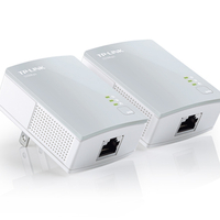 TP-Link TL-PA4010 KIT AV600 Powerline Ethernet Adapter Starter Kit 600Mbps HomePlug AV 1xLAN Port 300m Range Plug  Play Mini Size