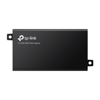 TP-Link TL-POE160S PoE Injector 2 Gigabit Ports 802.3af at Integrated Power Supply Wall Mountable Plug  Play