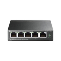 TP-Link TL-SF1005LP 5-Port 10 100Mbps Desktop Switch with 4-Port PoE 41W IEEE 802.3af compliant 1Gbps Switching