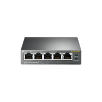 TP-Link TL-SF1005P 5-Port 10 100Mbps Desktop Switch with 4-Port PoE 67W IEEE 802.3af compliant 1Gbps Switching