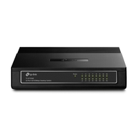 TP-Link TL-SF1016D 16-Port 10 100Mbps Desktop Switch or wall-mounting design Plug and play 3.2Gbps Switching Capacity Auto-MDI MDIX Supports MAC