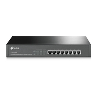 TP-Link TL-SG1008MP 8-Port Gigabit Desktop Rackmount Switch with 8-Port PoE (Replacement model of TL-SG1008PE)