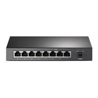 TP-Link TL-SG1008P 8-Port Gigabit Desktop Unmanaged Switch with 4-Port PoE 53W IEEE 802.3af Up to 64W for all PoE portsUp to 15.4W for each PoE por