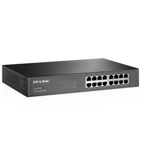 TP-Link TL-SG1016D 16-Port Gigabit Desktop Rackmount Unmanaged Switch energy-efficient Supports MAC Plug  play 32Gbps Switching Capacity